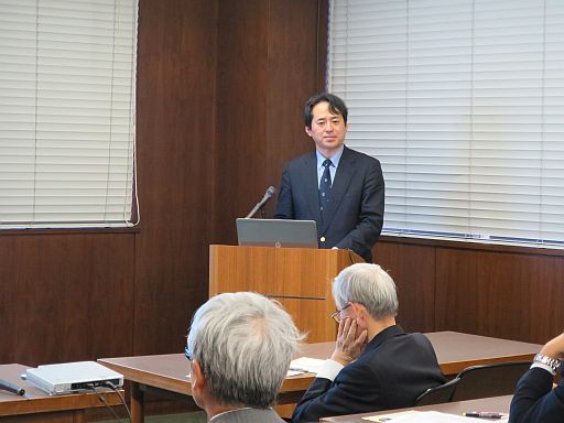 本講演会の講師である三石 誠司氏(宮城大学教授)